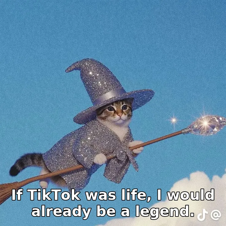 If TikTok was life, I would already be a legend.