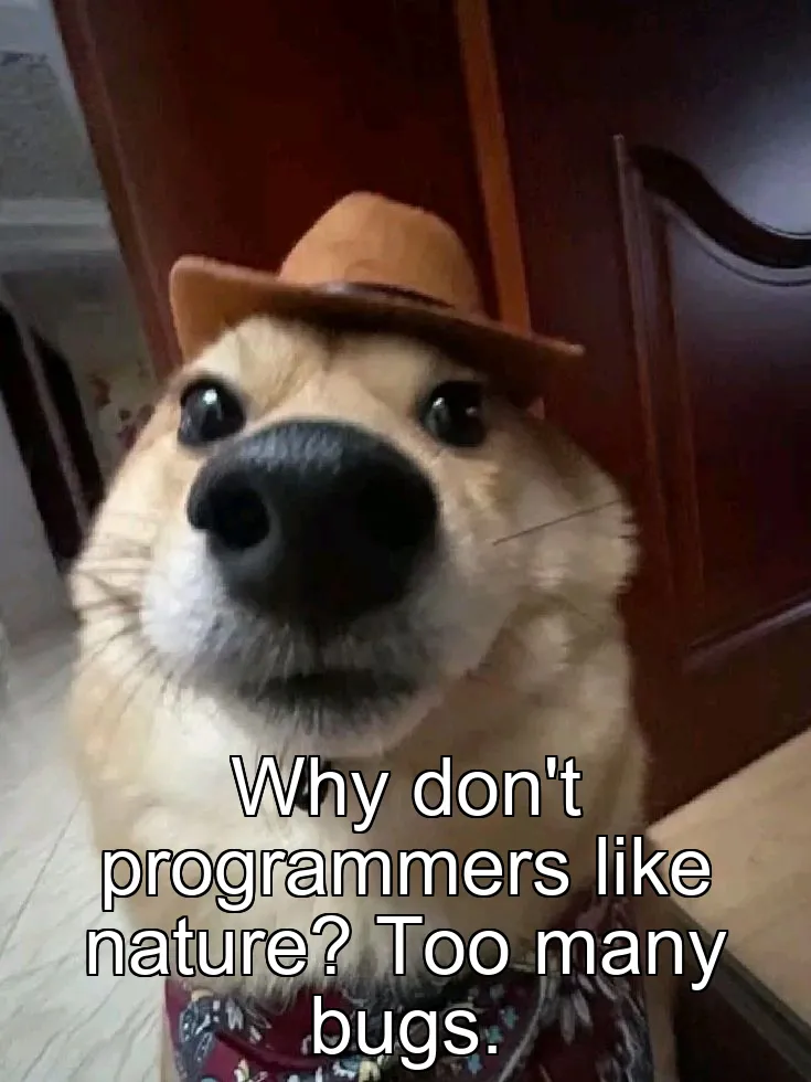 Why don't programmers like nature? Too many bugs.
