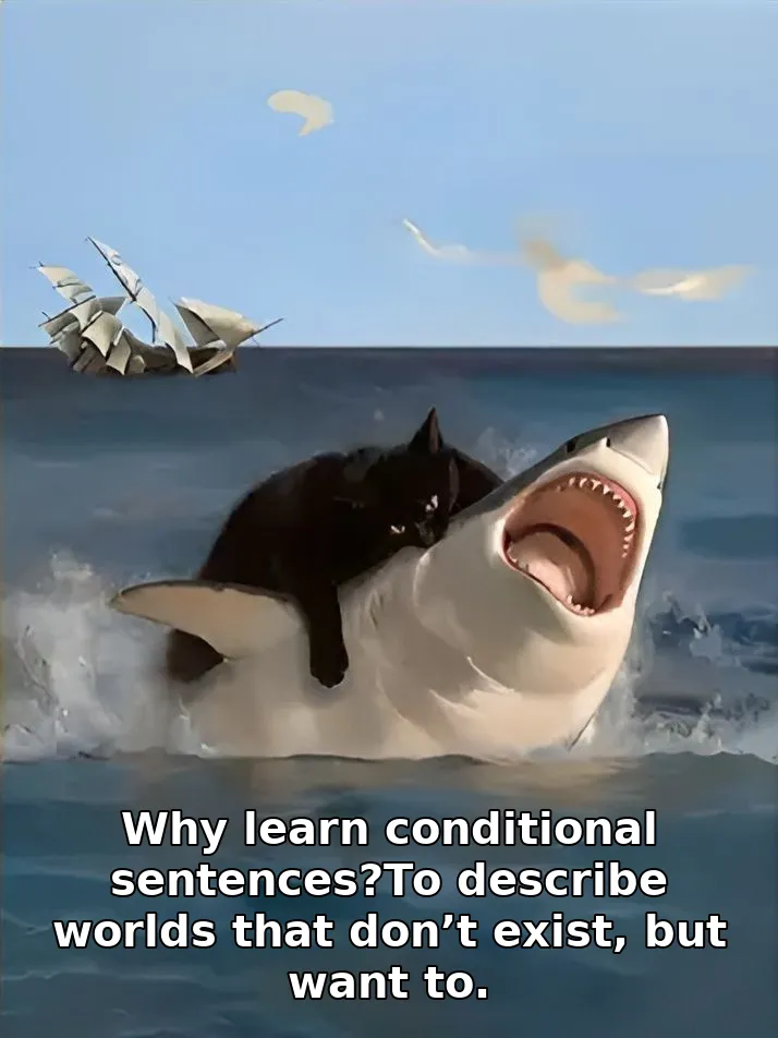 Why learn conditional sentences?To describe worlds that don’t exist, but want to.