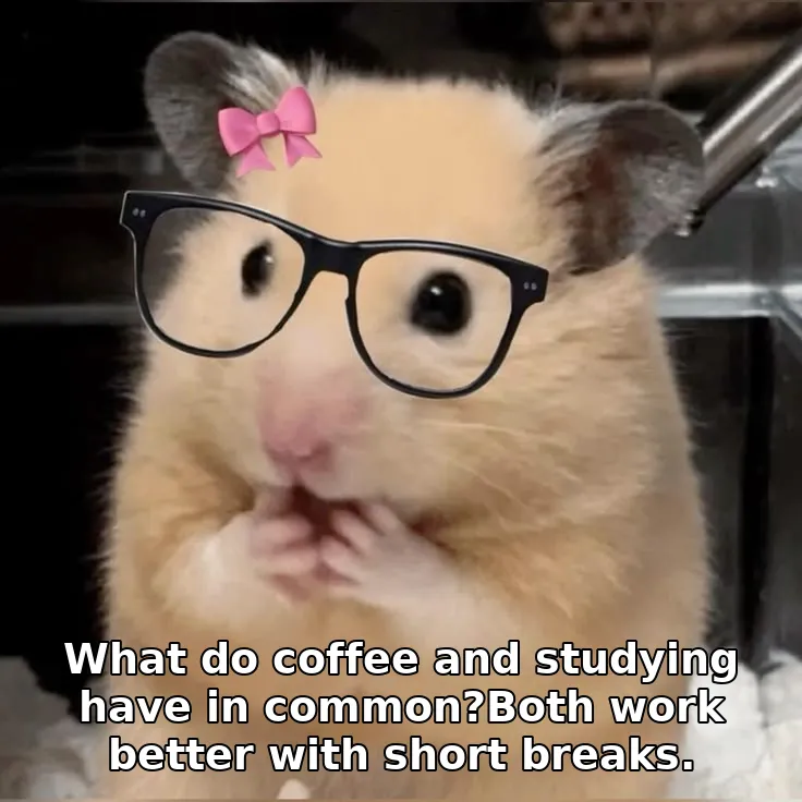 What do coffee and studying have in common?Both work better with short breaks.