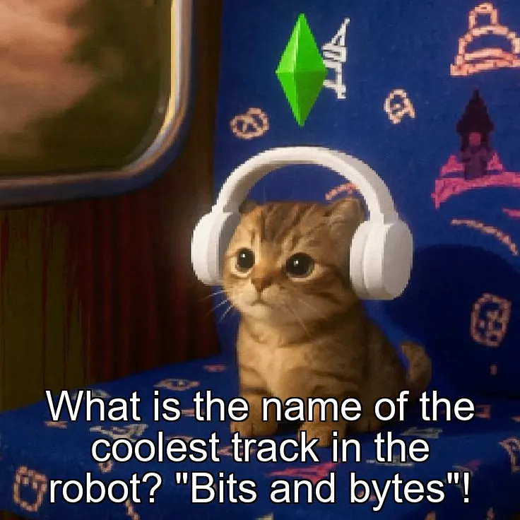 What is the name of the coolest track in the robot? "Bits and bytes"!