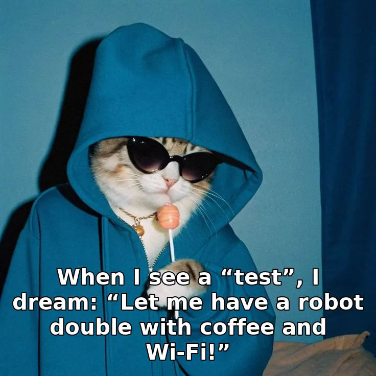 When I see a “test”, I dream: “Let me have a robot double with coffee and Wi-Fi!”