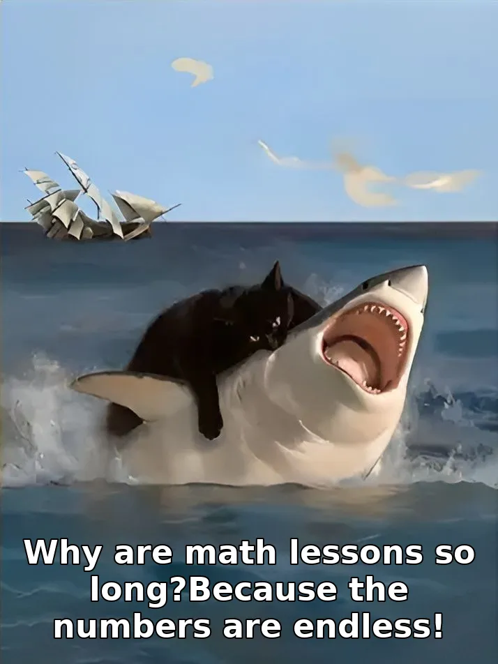 Why are math lessons so long?Because the numbers are endless!